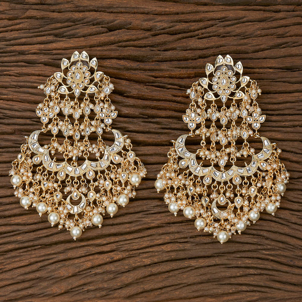 102388 Indo Western Trendy Earring With Gold Plating