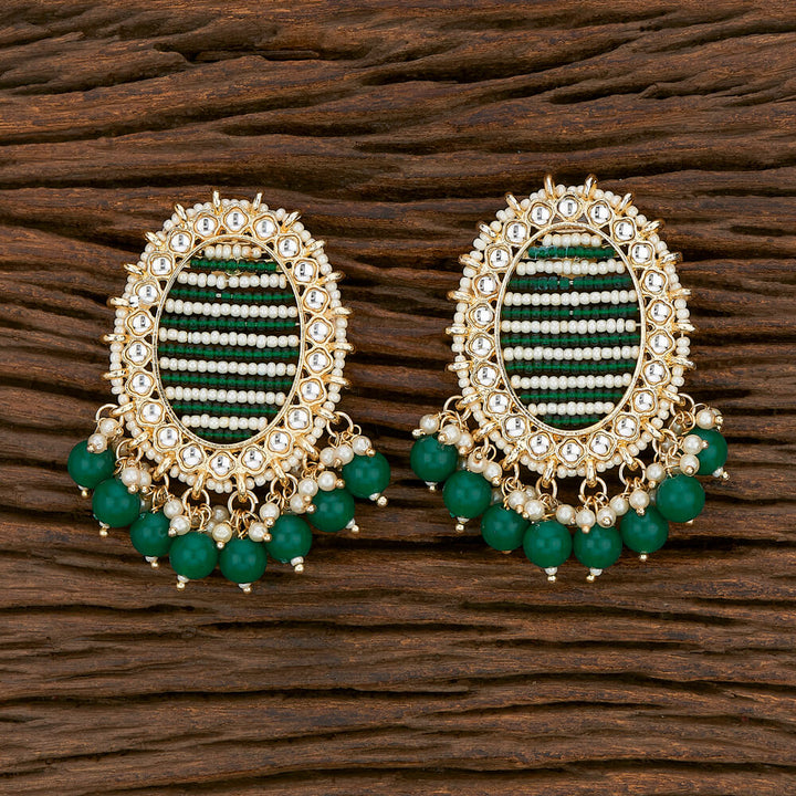 Indo Western Trendy Earring With Gold Plating 103159