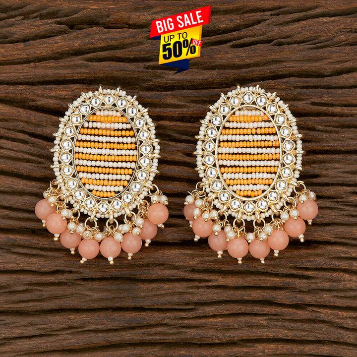 Indo Western Trendy Earring With Gold Plating 103159