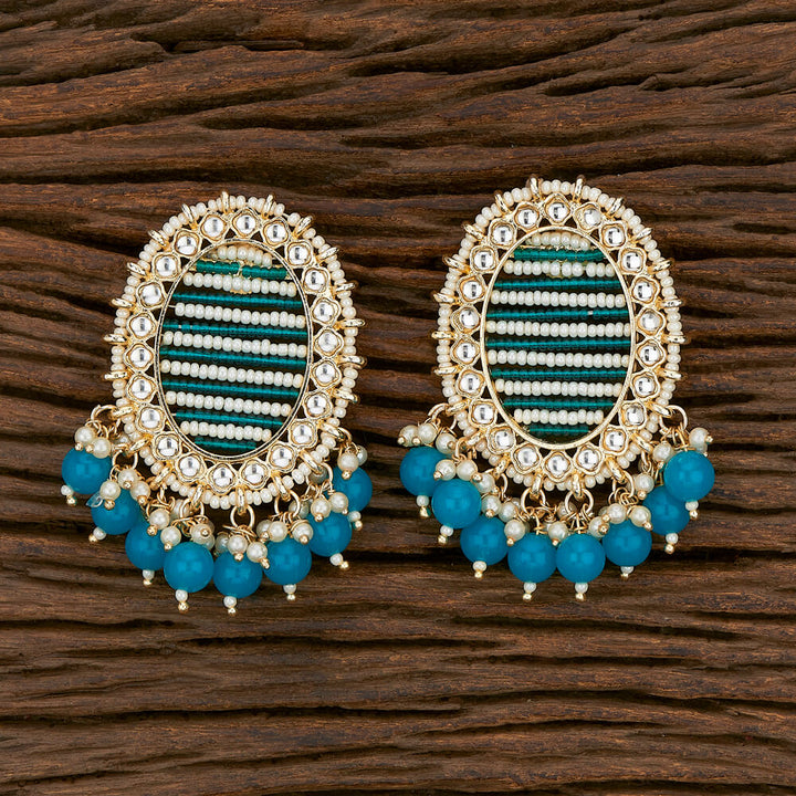 Indo Western Trendy Earring With Gold Plating 103159