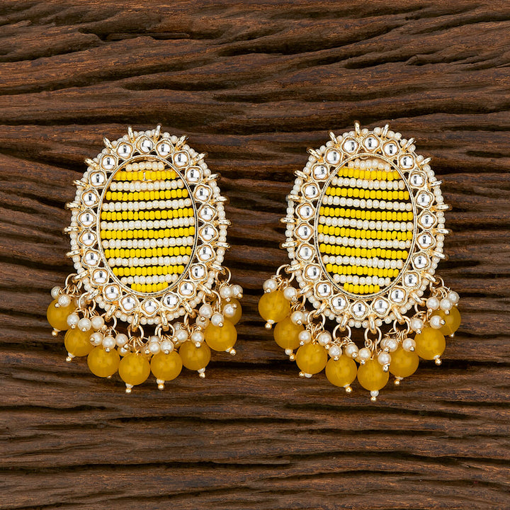 Indo Western Trendy Earring With Gold Plating 103159