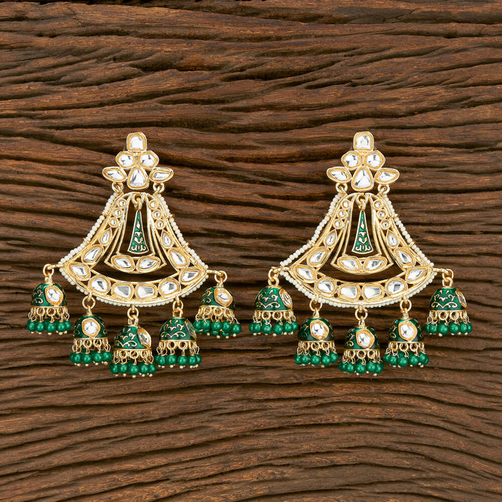 Indo Western Jhumkis With Gold Plating 103558