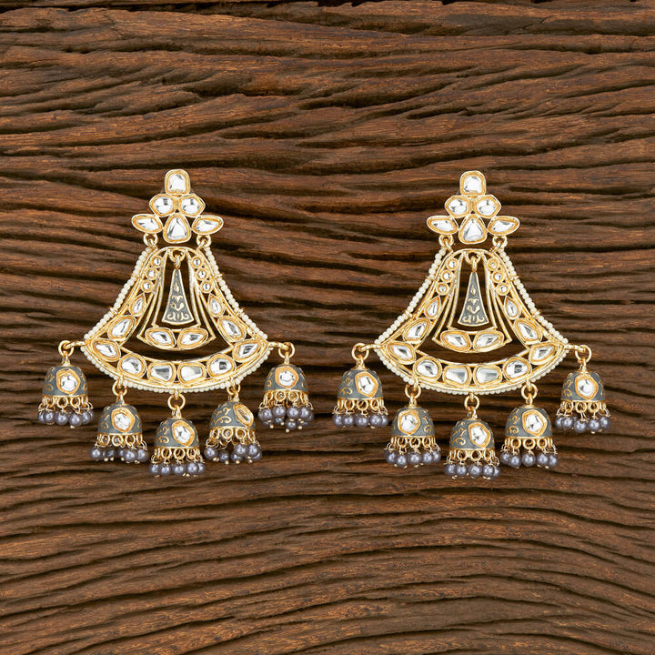 Indo Western Jhumkis With Gold Plating 103558