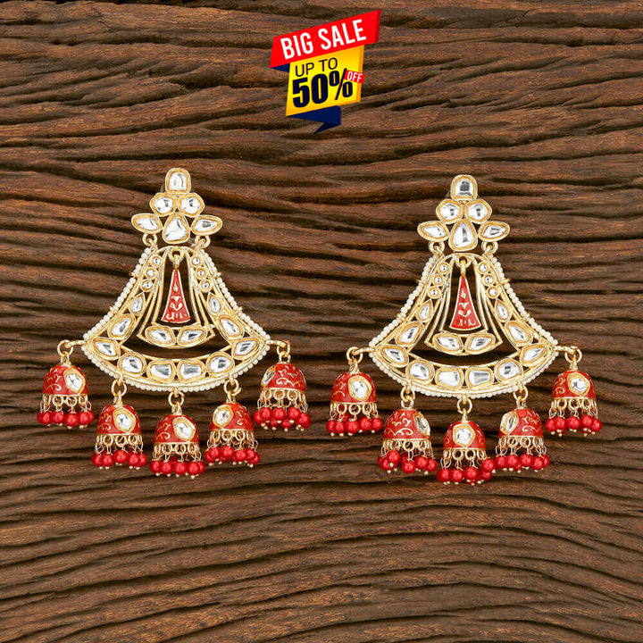 Indo Western Jhumkis With Gold Plating 103558