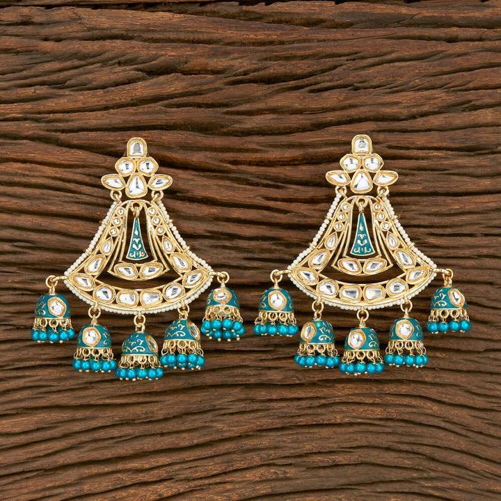 Indo Western Jhumkis With Gold Plating 103558