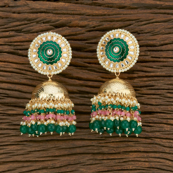 Indo Western Jhumkis With Gold Plating 103612