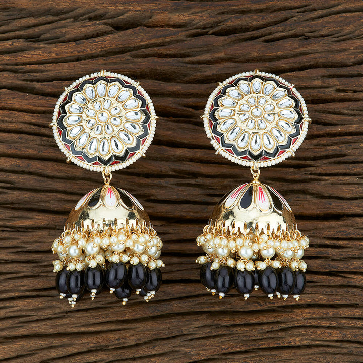 Indo Western Meenakari Earring With Gold Plating 103969