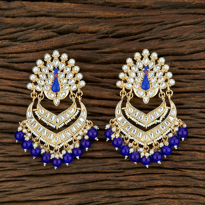 Indo Western Meenakari Earring With Gold Plating 104027