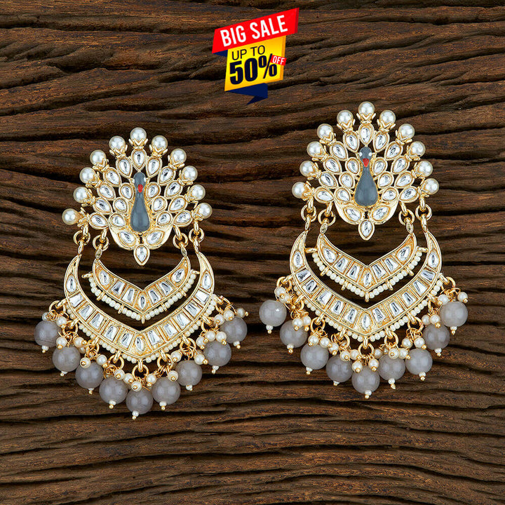 Indo Western Meenakari Earring With Gold Plating 104027