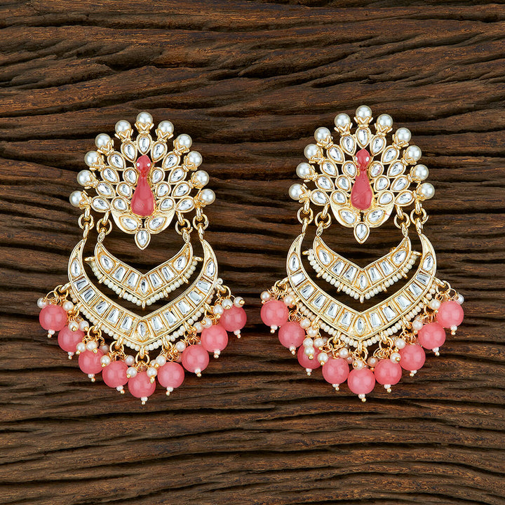 Indo Western Meenakari Earring With Gold Plating 104027