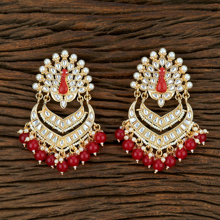 Indo Western Meenakari Earring With Gold Plating 104027