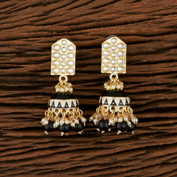 Indo Western Meenakari Earring With Gold Plating 106026