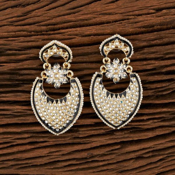 Indo Western Meenakari Earring With Gold Plating 107000