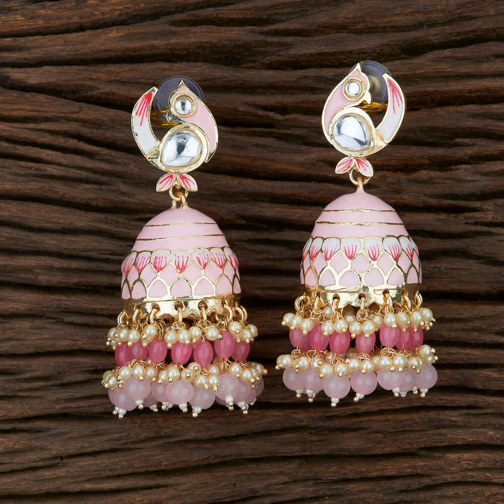 Indo Western Jhumkis With Gold Plating 107037