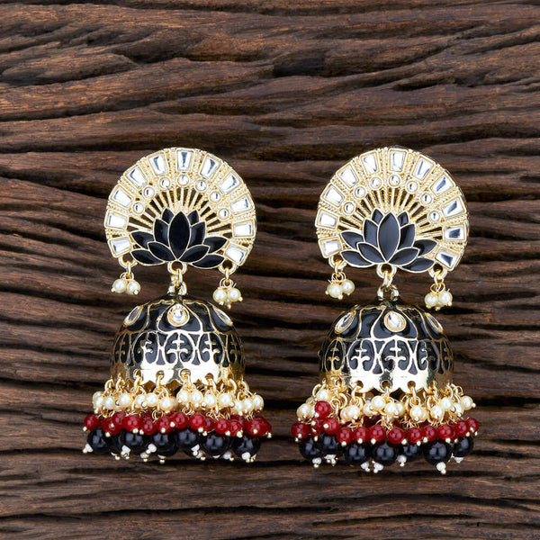 Indo Western Meenakari Earring With Gold Plating 108199