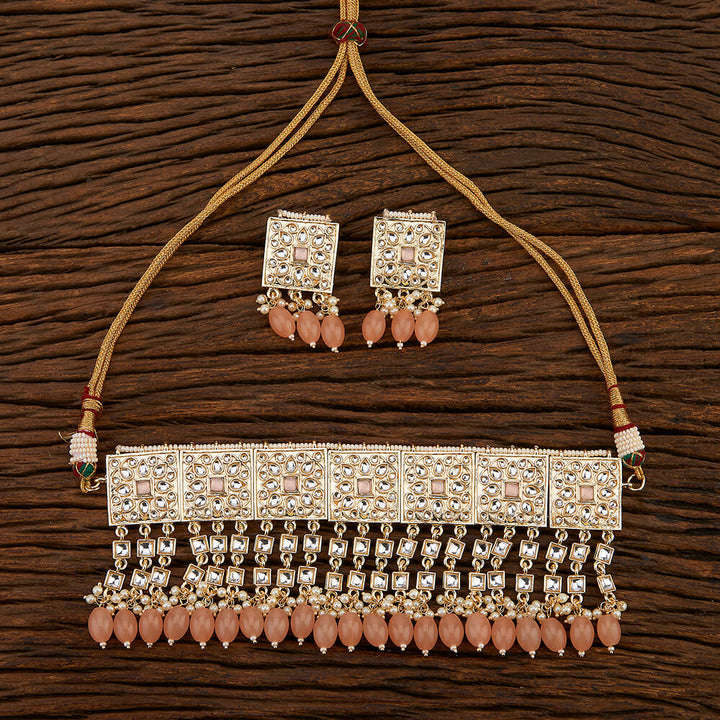 Indo Western Choker With Gold Plating 108370