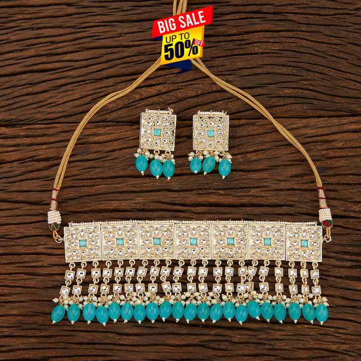 Indo Western Choker With Gold Plating 108370