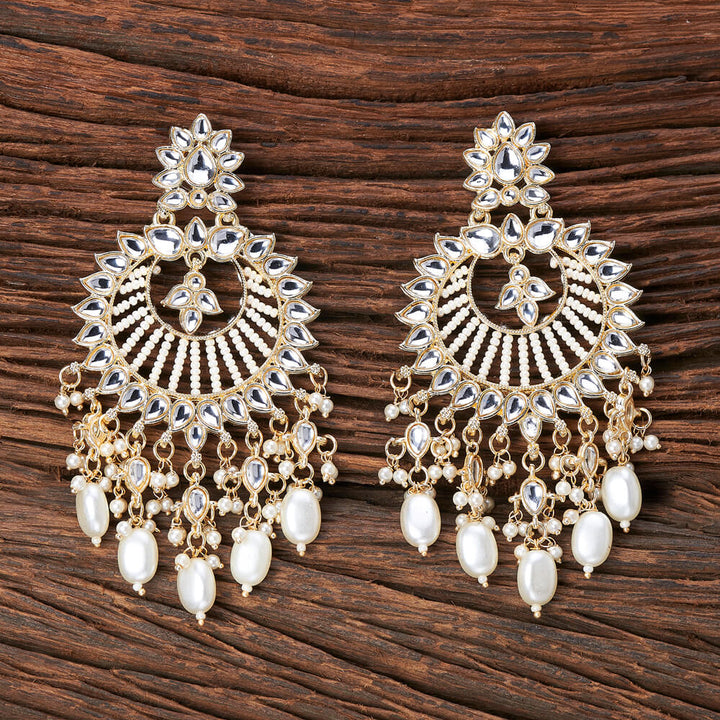 Indo Western Chand Earring With Gold Plating 108536