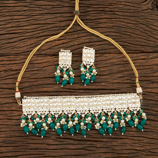 Indo Western Choker With Gold Plating 108570