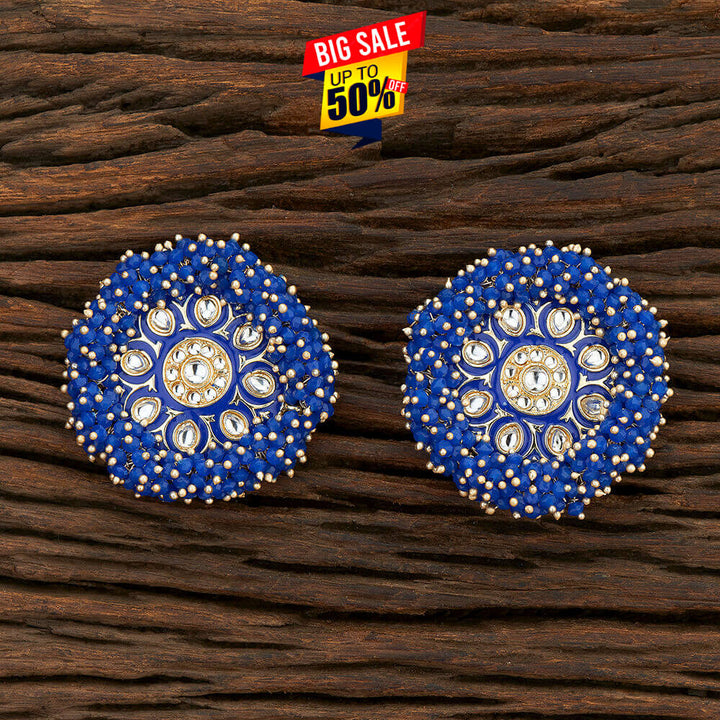 Indo Western Meenakari Earring With Gold Plating 108595