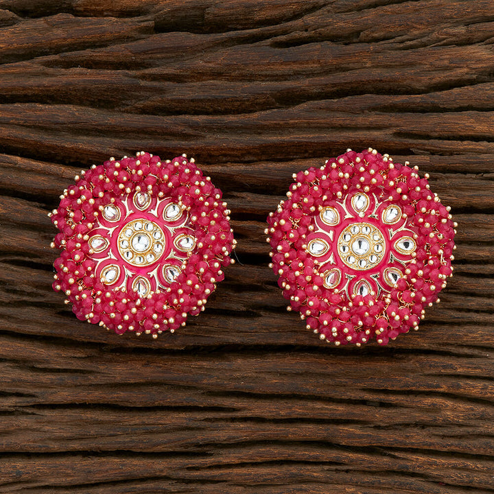 Indo Western Meenakari Earring With Gold Plating 108595