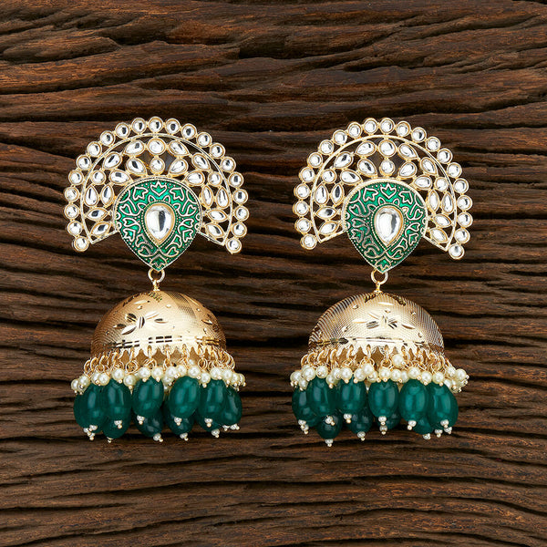 Indo Western Meenakari Earring With Gold Plating 108598