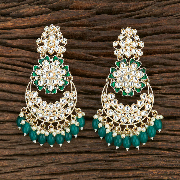 Indo Western Meenakari Earring With Gold Plating 108664