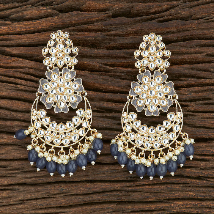 Indo Western Meenakari Earring With Gold Plating 108664