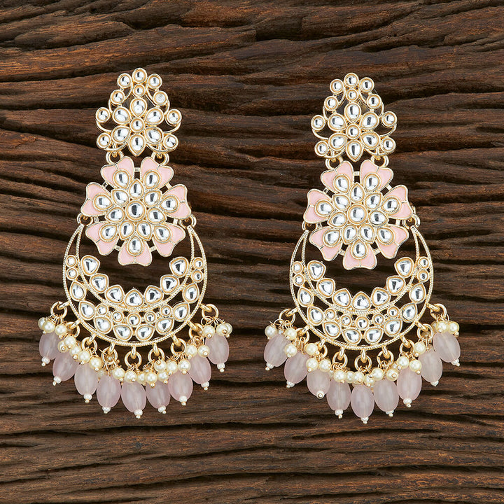 Indo Western Meenakari Earring With Gold Plating 108664