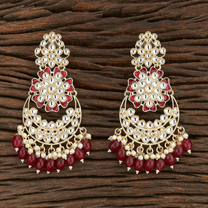 Indo Western Meenakari Earring With Gold Plating 108664