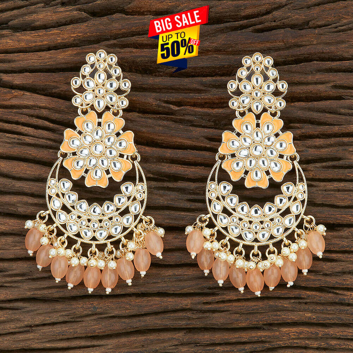 Indo Western Meenakari Earring With Gold Plating 108664