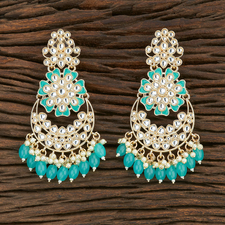 Indo Western Meenakari Earring With Gold Plating 108664