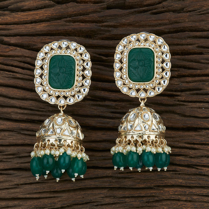 Indo Western Jhumki With Gold Plating 108673