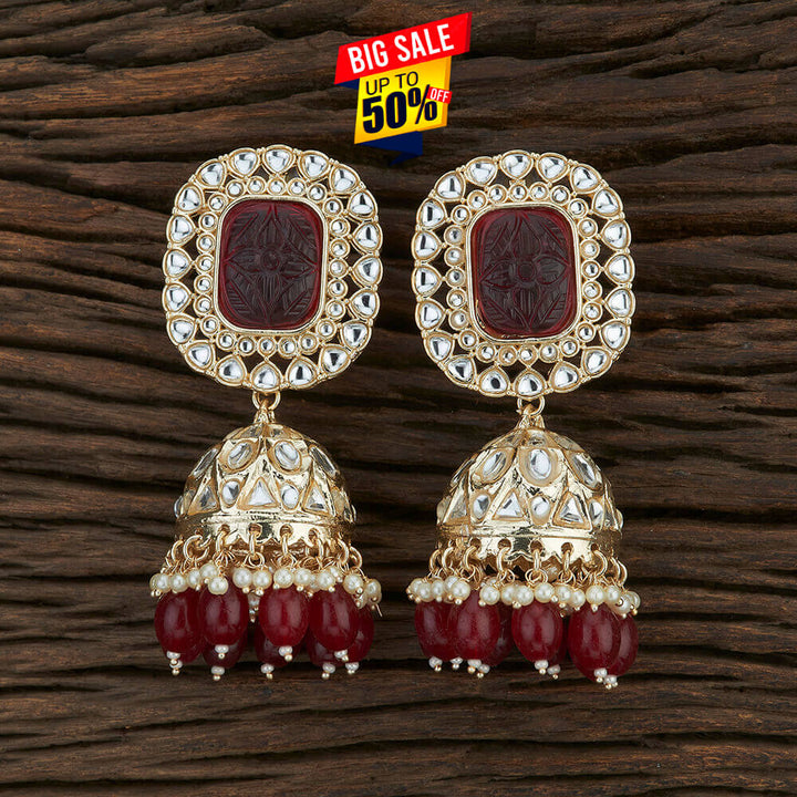 Indo Western Jhumki With Gold Plating 108673