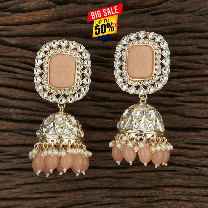 Indo Western Jhumki With Gold Plating 108673