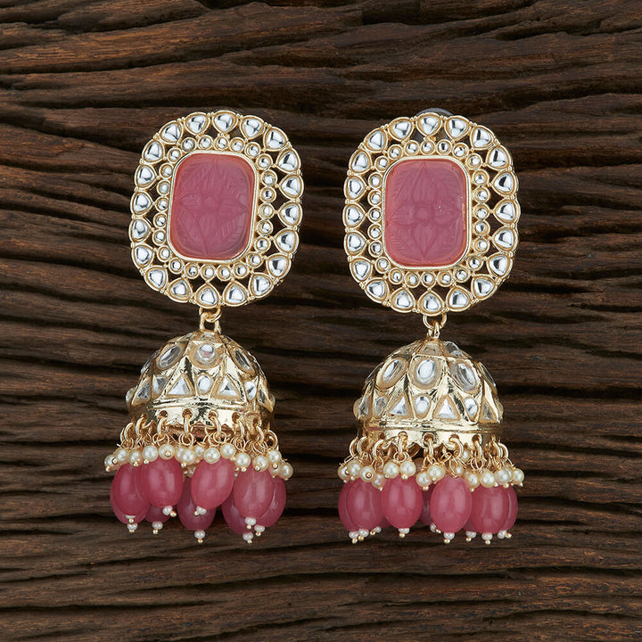 Indo Western Jhumki With Gold Plating 108673