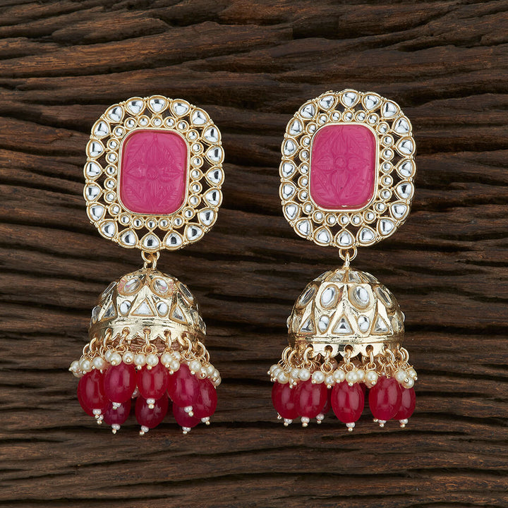 Indo Western Jhumki With Gold Plating 108673