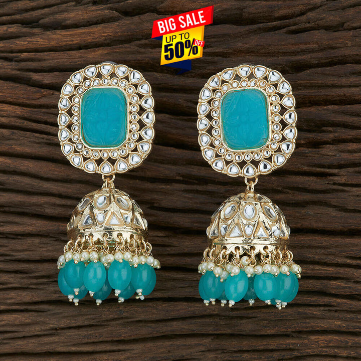 Indo Western Jhumki With Gold Plating 108673