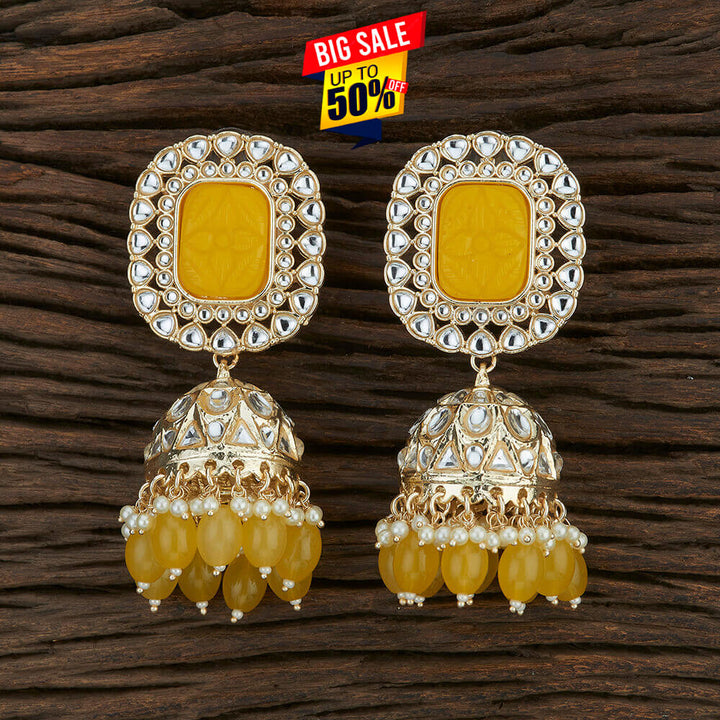 Indo Western Jhumki With Gold Plating 108673