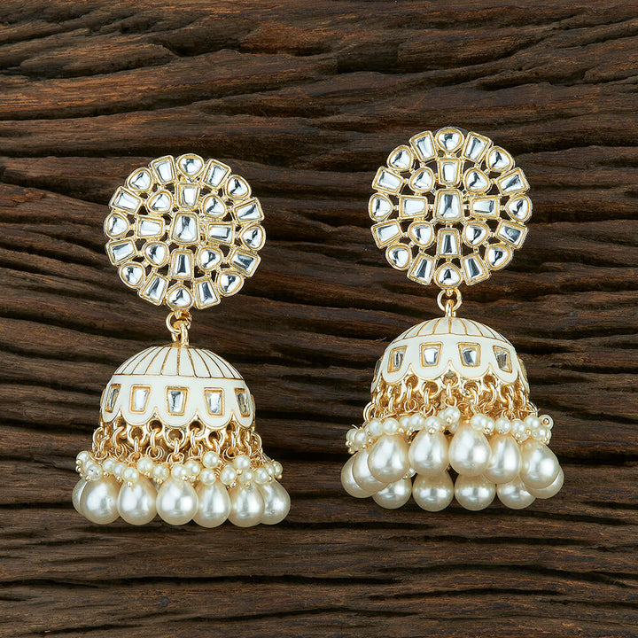 Indo Western Meenakari Earring With Gold Plating 108687