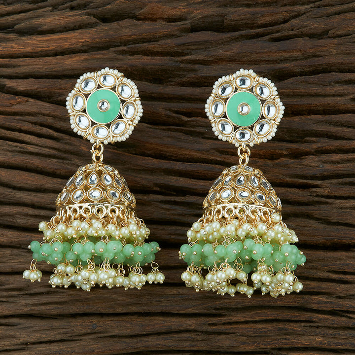 Indo Western Jhumki With Gold Plating 108688