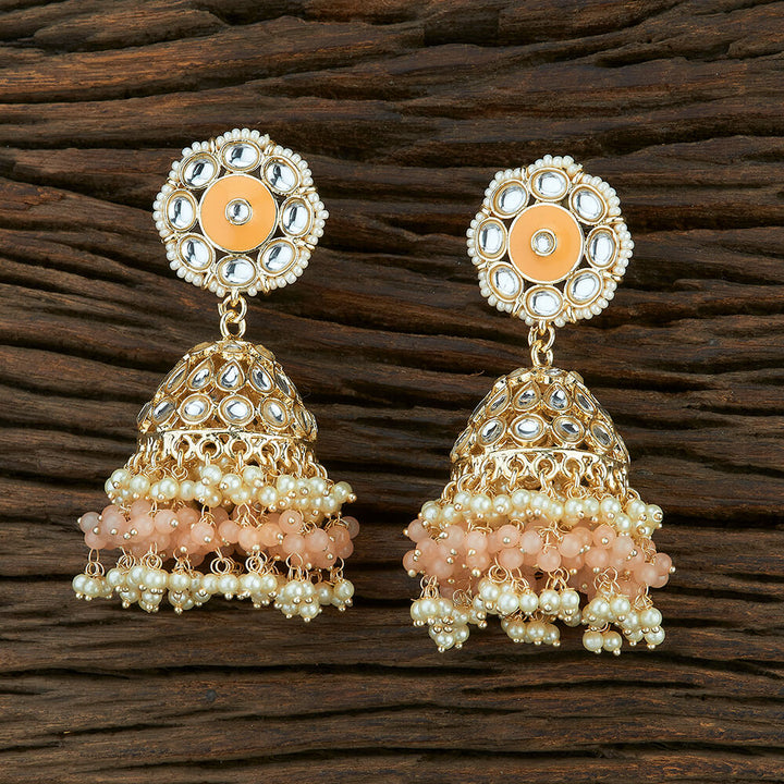 Indo Western Jhumki With Gold Plating 108688