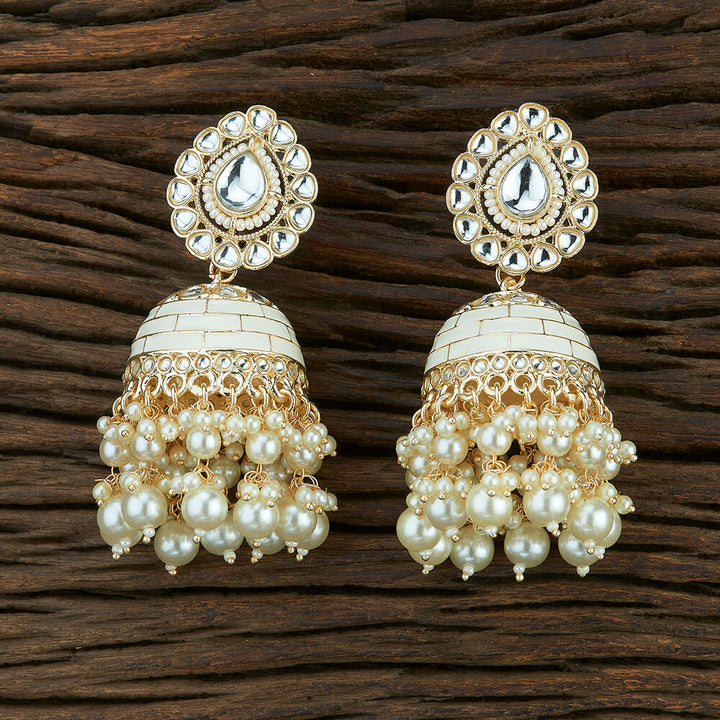 Indo Western Meenakari Earring With Gold Plating 108691