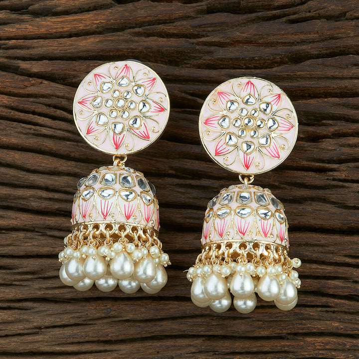 Indo Western Jhumki With Gold Plating 108693