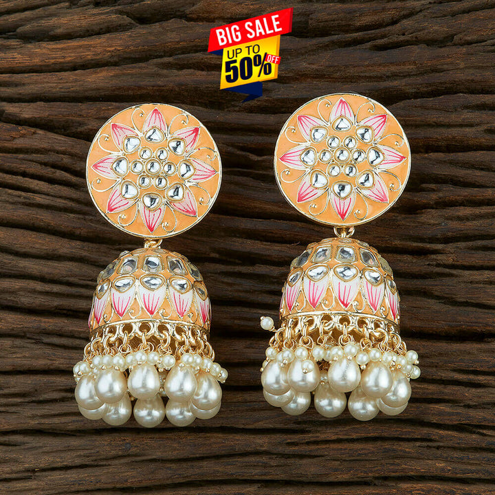 Indo Western Jhumki With Gold Plating 108693