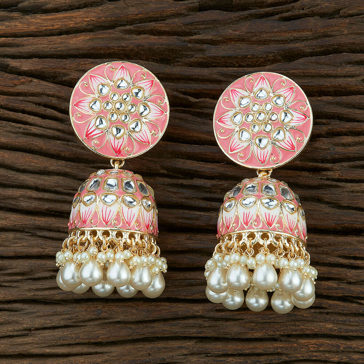 Indo Western Jhumki With Gold Plating 108693