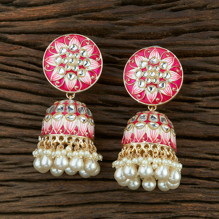 Indo Western Jhumki With Gold Plating 108693