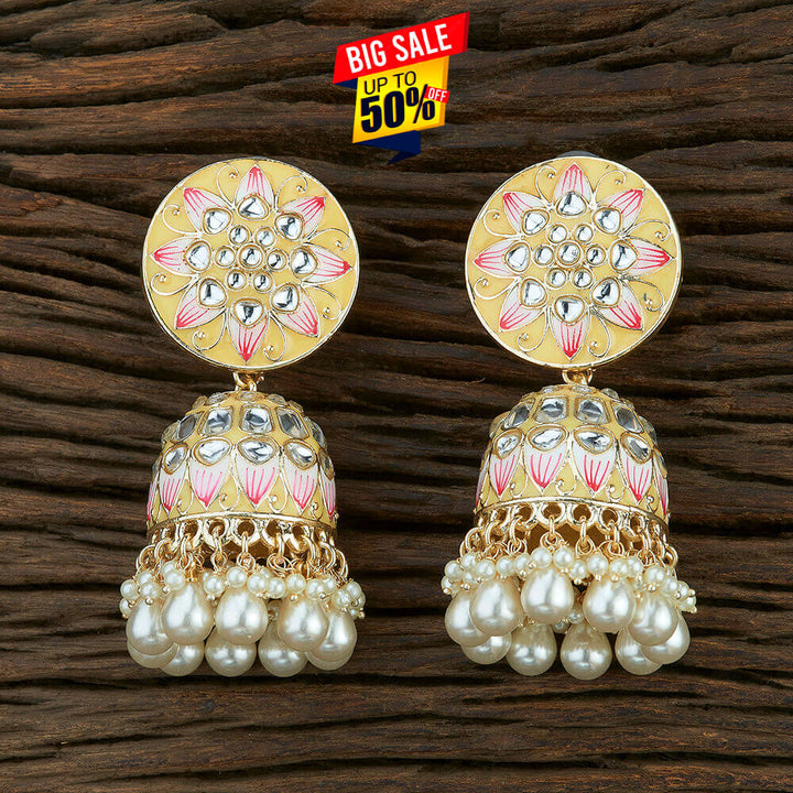 Indo Western Jhumki With Gold Plating 108693