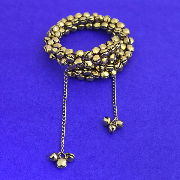 108705 Oxidised Classic Bracelet With Mehndi Plating