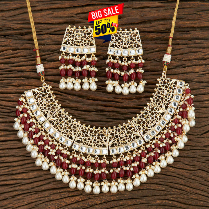 Indo Western Choker With Gold Plating 108710